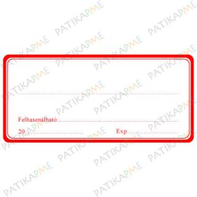 20*55mm Üres-Külsőleg címke (1000db/tek)