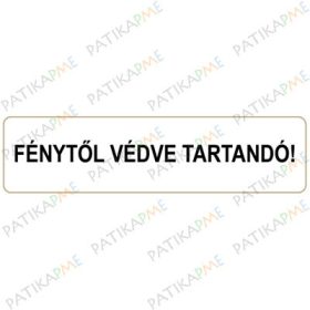   10*45mm "Fénytől védve tartandó!" címke (1000db/tek)