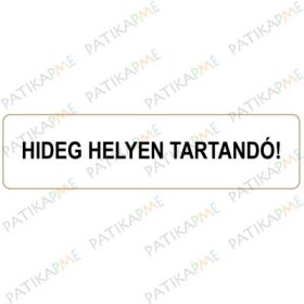   10*45mm "Hideg helyen tartandó!" címke (1000db/tek)