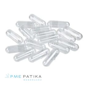 Transzparens zselatin kapszula 0