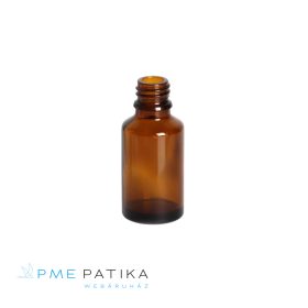 20ml barna folyadéküveg (18-as szájmérettel)
