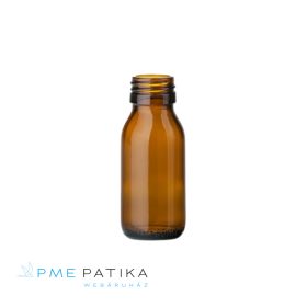 60ml barna folyadéküveg (28-as szájmérettel)