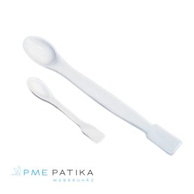 Porcelán kanál spatulával 120mm