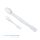 Porcelán kanál spatulával 210mm