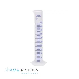 Mérőhenger kék osztás PP 500ml