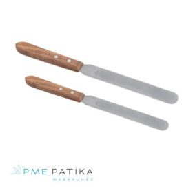 Gyógyszertári spatula fanyéllel 250 mm